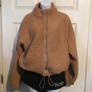 Brown Teddy jacket (very cozy!)